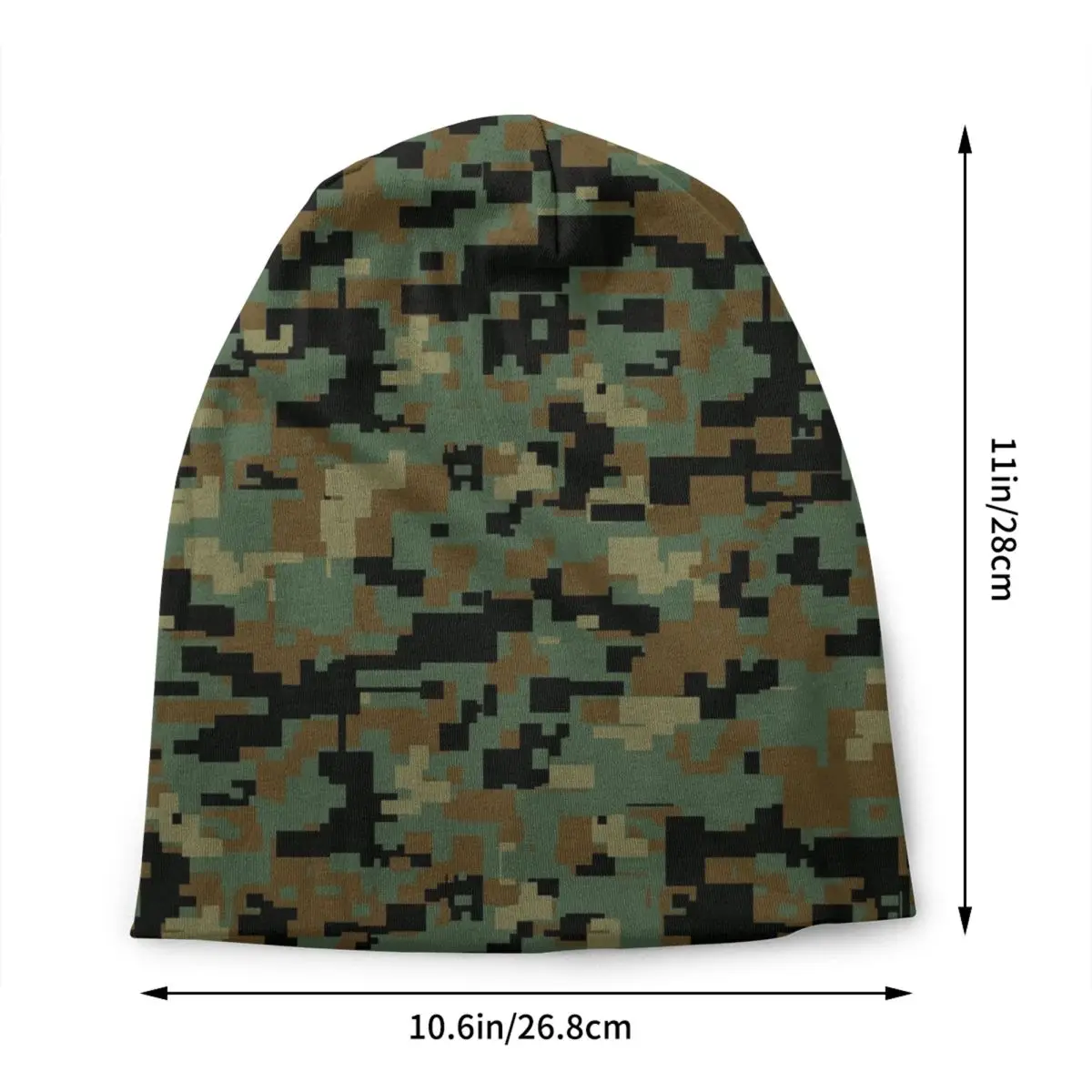 Camo Marpat Digital Camouflage Skullies Beanies Caps Cool Winter Warm Women Men Knitted Hat Unisex Adult Bonnet Hats