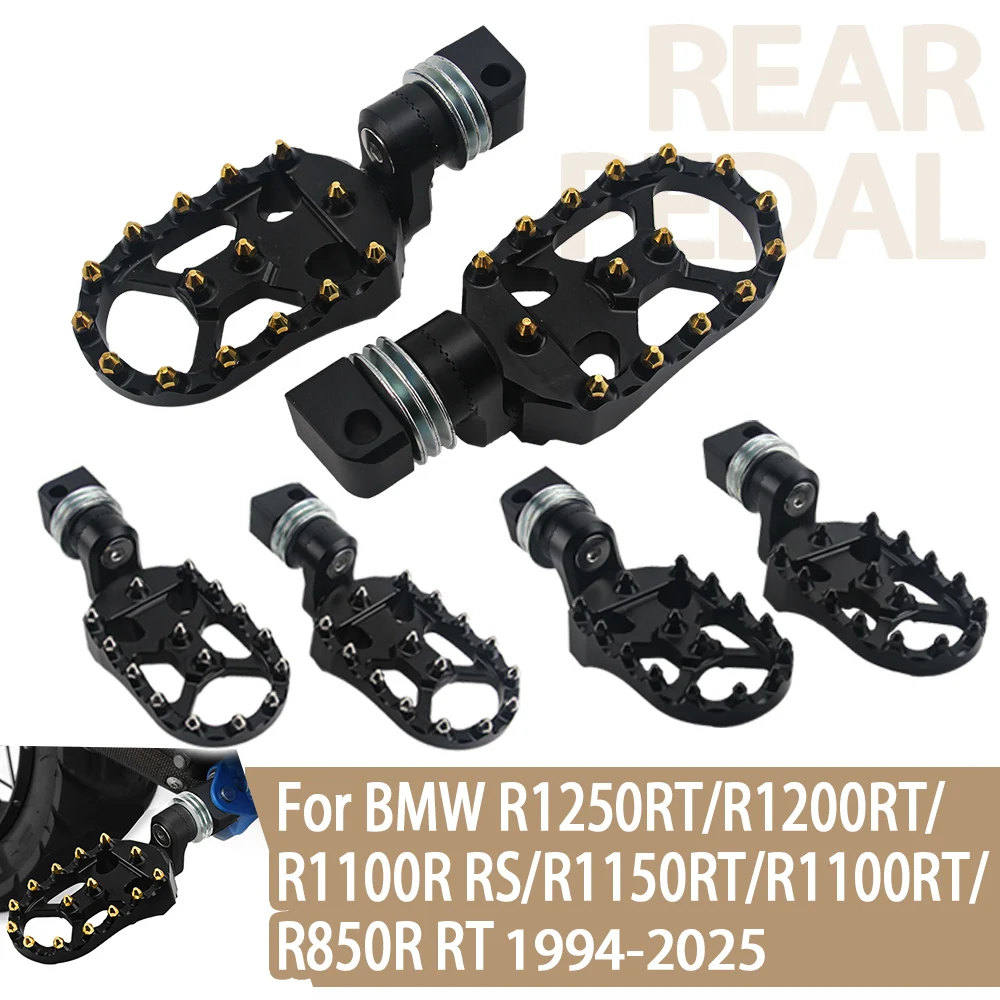 

Регулируемые подножки RT850R для BMW R1200RT LC R 1250RT R1100R R1150RT R 850R 1994-2025, подножки для мотоцикла, задние подножки, подставки