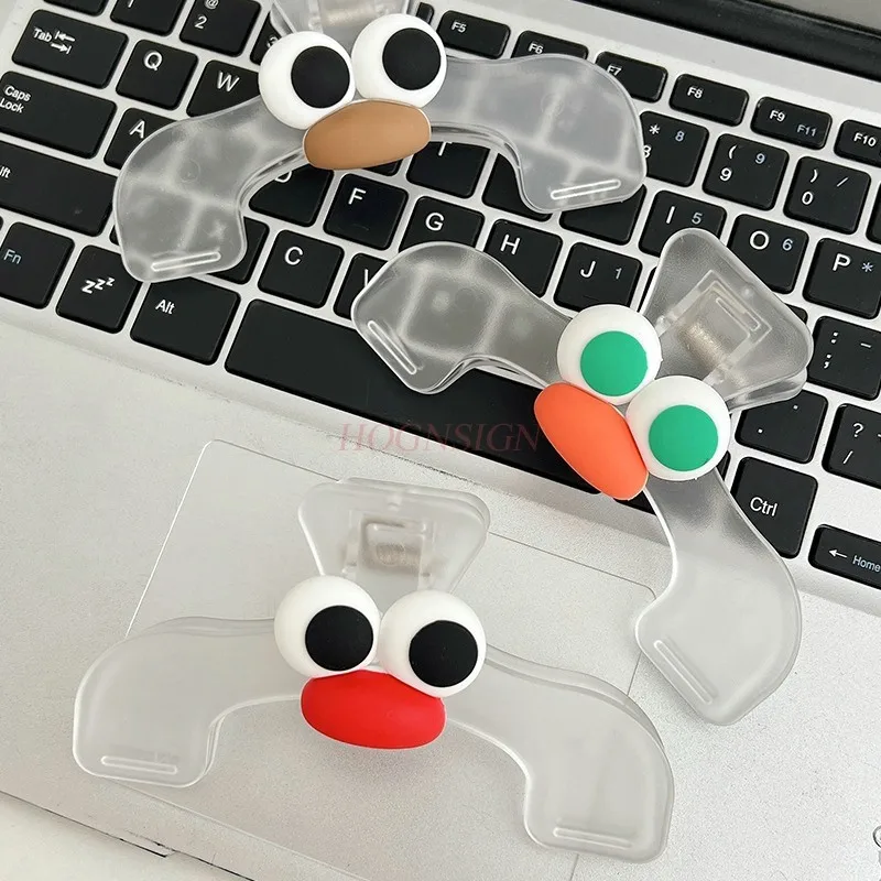 

1pcs Transparent student book holder, piano score holder, press book holder, document holder, long tail clip