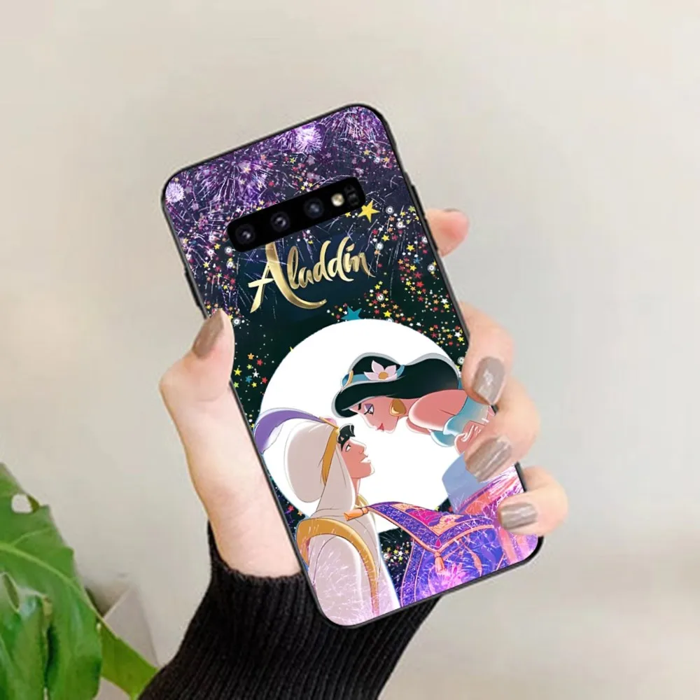 Disney Aladdin Phone Case For Samsung S 9 10 20 21 22 23 30 23plus Lite Ultra FE S10lite Fundas