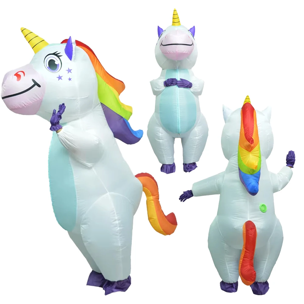

Halloween Christmas Costume Unicorn Inflatable Costume Party Entertainment Props Character Adult Cosplay Costume