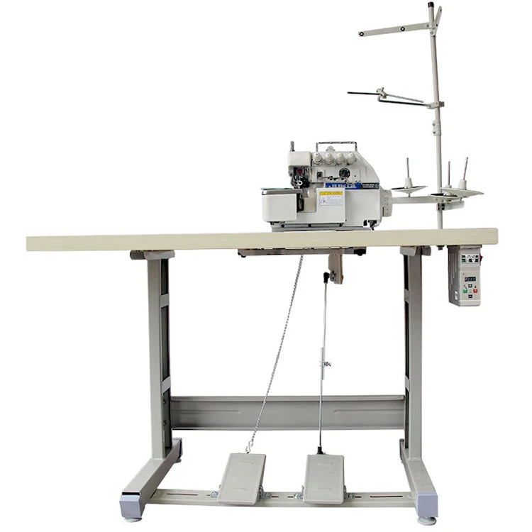 Computador eletrônico manual quatro cinco fios jack overlocking 747 3 4 5 thread mini overlock máquina de costura para uso doméstico