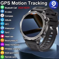 2024New For Huawei GPS Sport Smart Watch Men 1.53 AMOLED Screen Heart Rate Monitor NFC Bluetooth Call IP68 Waterproof Smartwatch