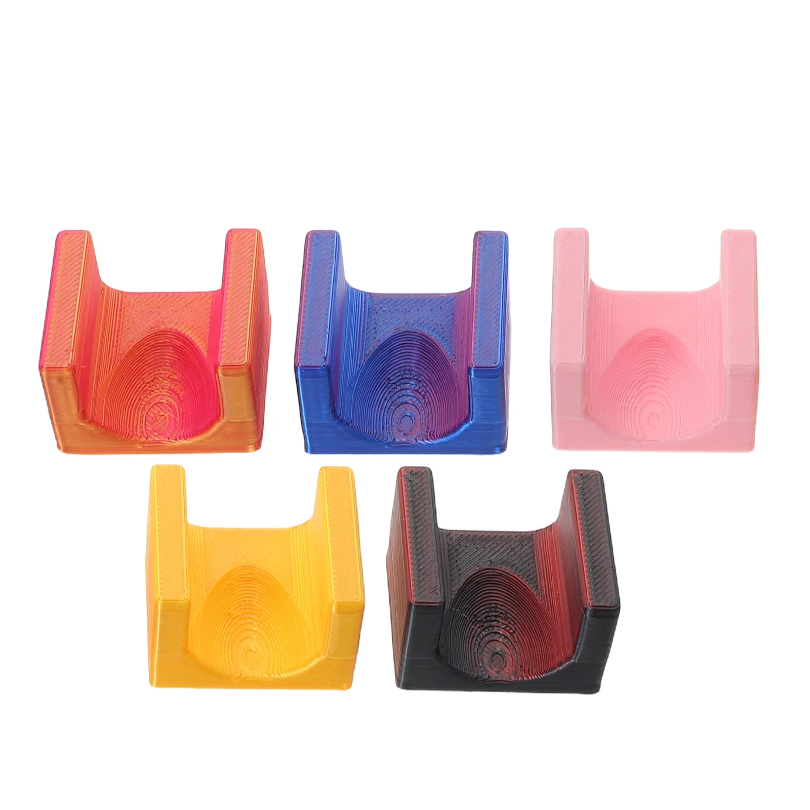 Separador de dedos para arte em unhas, 5 peças, opções multicoloridas, design à prova de derramamento para manicure precisa e aplicação limpa