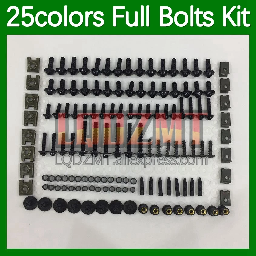 268pcs Body Bolt Full Screws Kit For HONDA CBR400 CBR 400RR 400 RR NC29 CBR400RR 97 98 99 1997 1998 1999 Fairing Bolts screw Nut