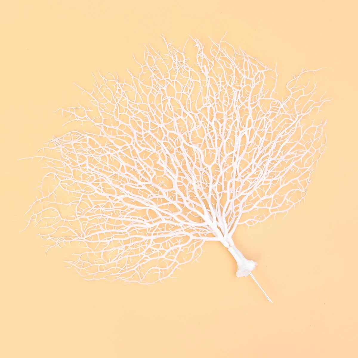 

1Pcs Plastic Coral Branch Simulation Artificial Landscape Decor for Aquarium Wedding Events Home Office Use White