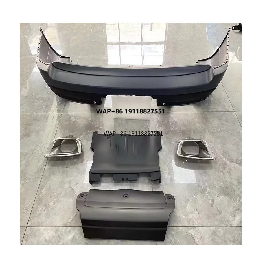 

Suitable FOR VOGUE 2013-2017 UPGRADE to 2018 REAR BUMPER KIT+REAR LAMP L405 Body Kies Car Accessories Auto Part