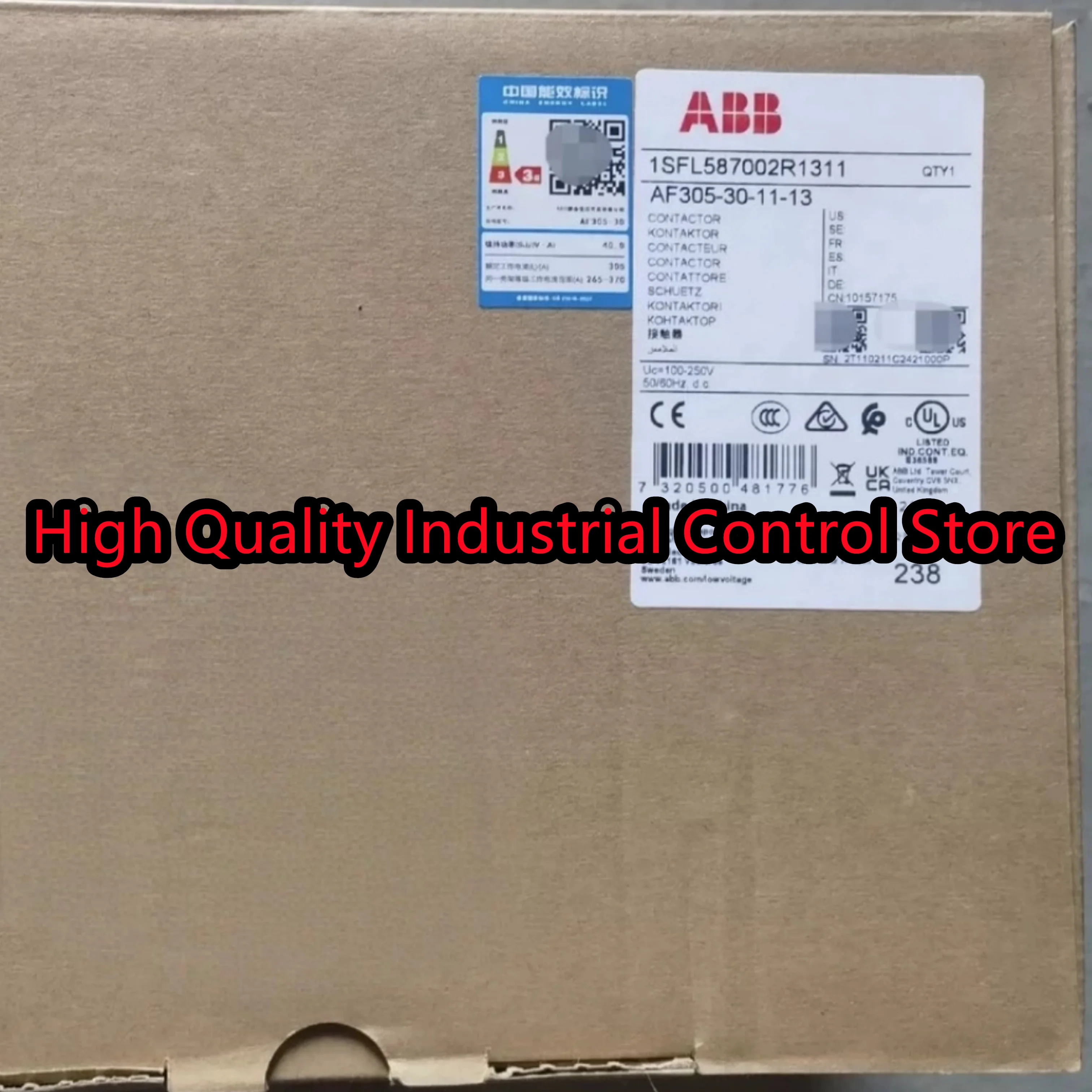 

New original AF305-30-11-13 100-250V 50/60Hz 3ph 3 Pole Contactor