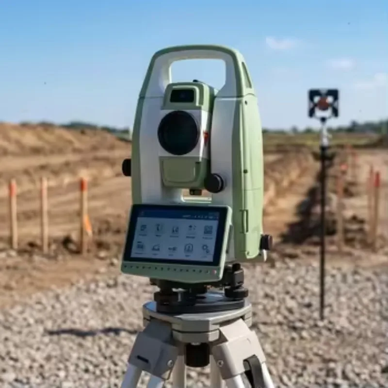 Surveying Reflectorless Range 1200m Android Total Station RTS392N With Dual Axis