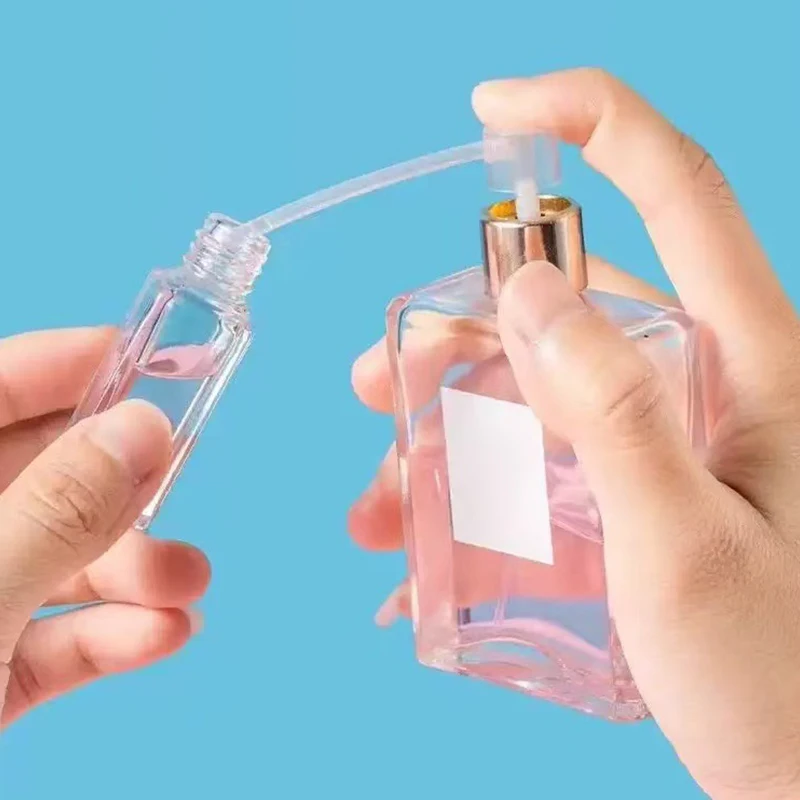 3/4Pcs Plastic Diffuser Syringe Straw Dropper Funnel Spray Dispensing Required Cosmetic Tools Perfume Refill Tools Set