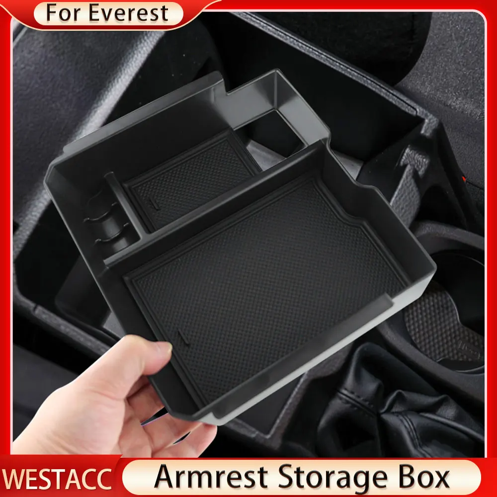 

Для Ford New Ranger Everest 2023-2202 подлокотник, лоток для хранения, тарелка, держатель консоли, контейнер-органайзер, аксессуары для интерьера
