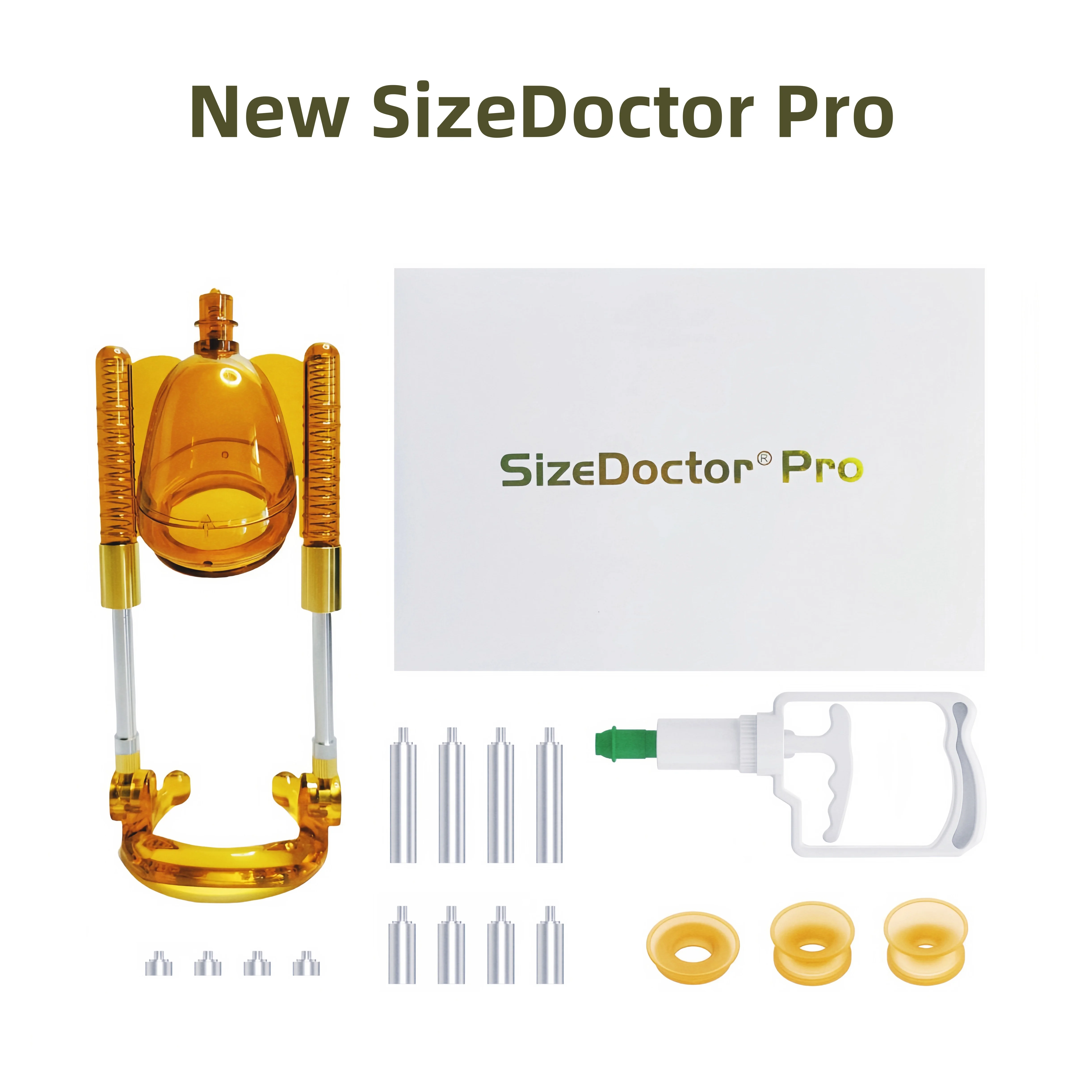New Size Doctor PRO for Male Penis enlargement and power Training Air suction Vacuum cup with adjustable length of metal holder