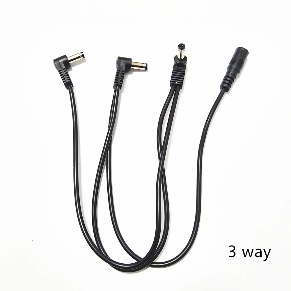 Daisy-Chain-Kabel 1 bis 2 3 5 6 8 10 Wege Gitarren-Effektpedal Zubehör 9V DC Adapter Stecker Stromkabel Musikinstrument – Detail 6