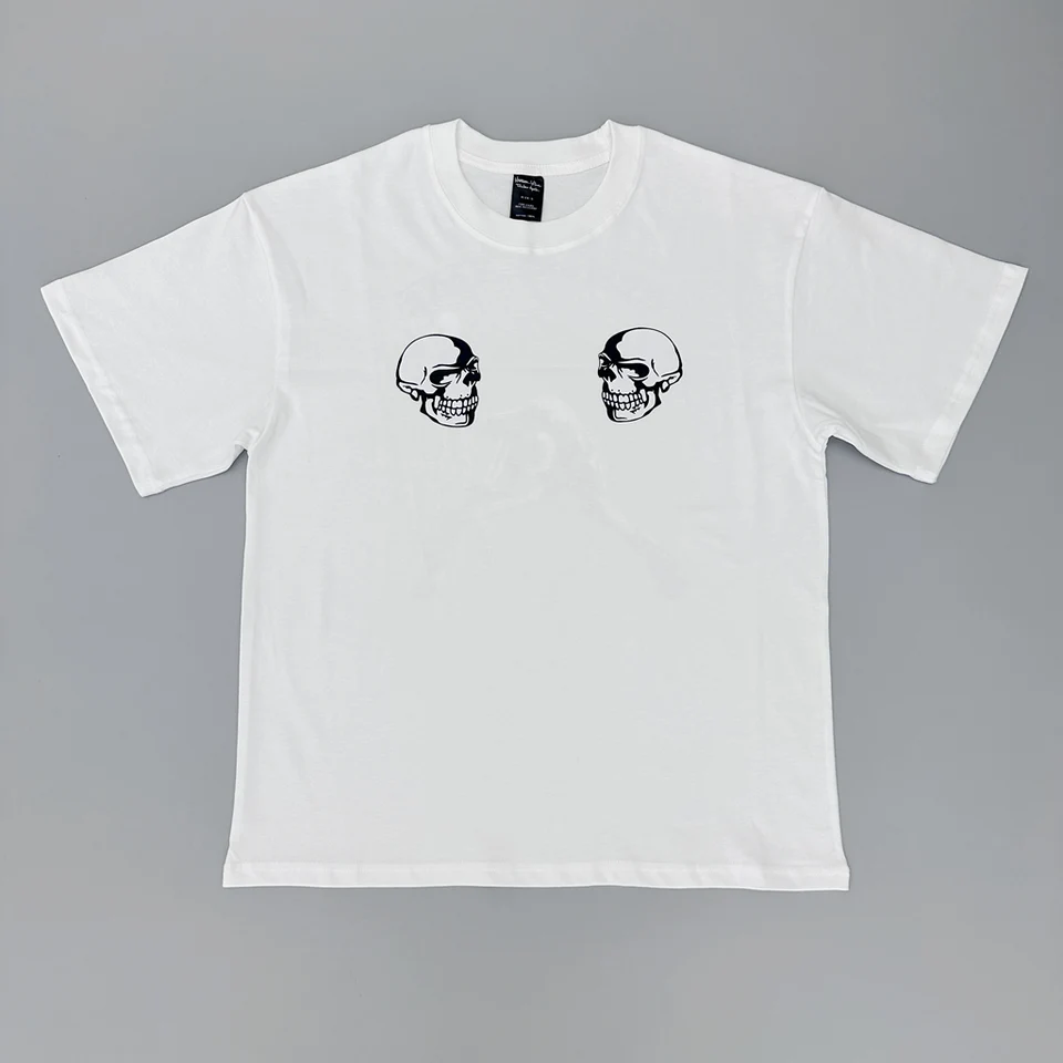 T-shirt masculino Number Nine Skull Head, Hip Hop, Skate, Camiseta