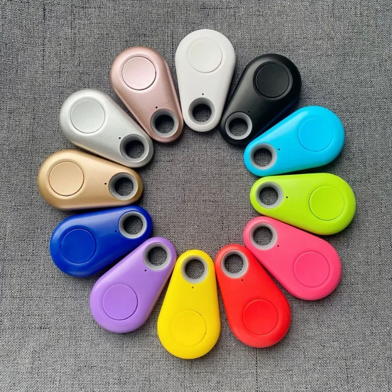 Rastreador GPS Mini moda inteligente mascotas Anti pérdida alarma inalámbrica bolsa para niños buscador de llaves recordatorio Selfie Control de obturador