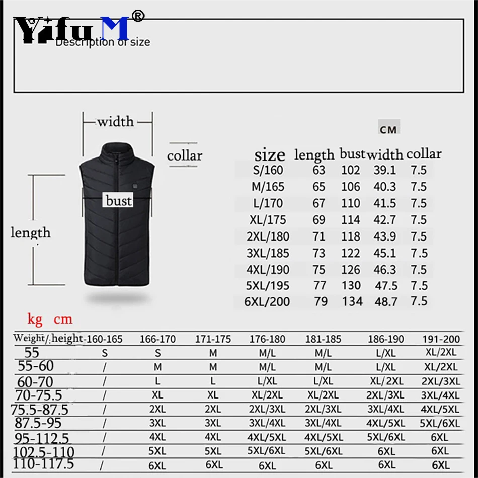 DIY Logo 9 Heated Vest Zones Electric Heated Jackets Men Women Sportswear Heated Coat Graphene USB Heating Jacket For Camping