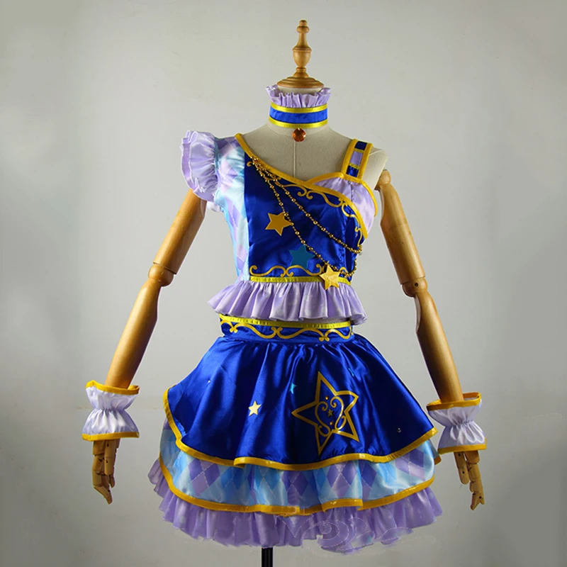 Aikatsu stars! Cos Sakuraba Rora Cosplay Costume Cute Idol stage Women Anime Uniform customize Skirt