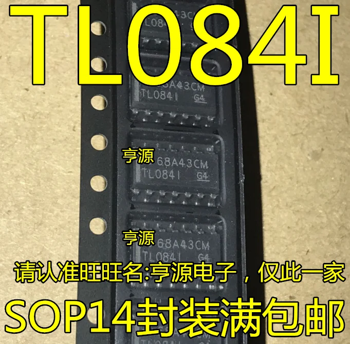 

10 шт. Оригинальный Новый TL084I SOP14 tl084atv Рабочий Усилитель TL0841