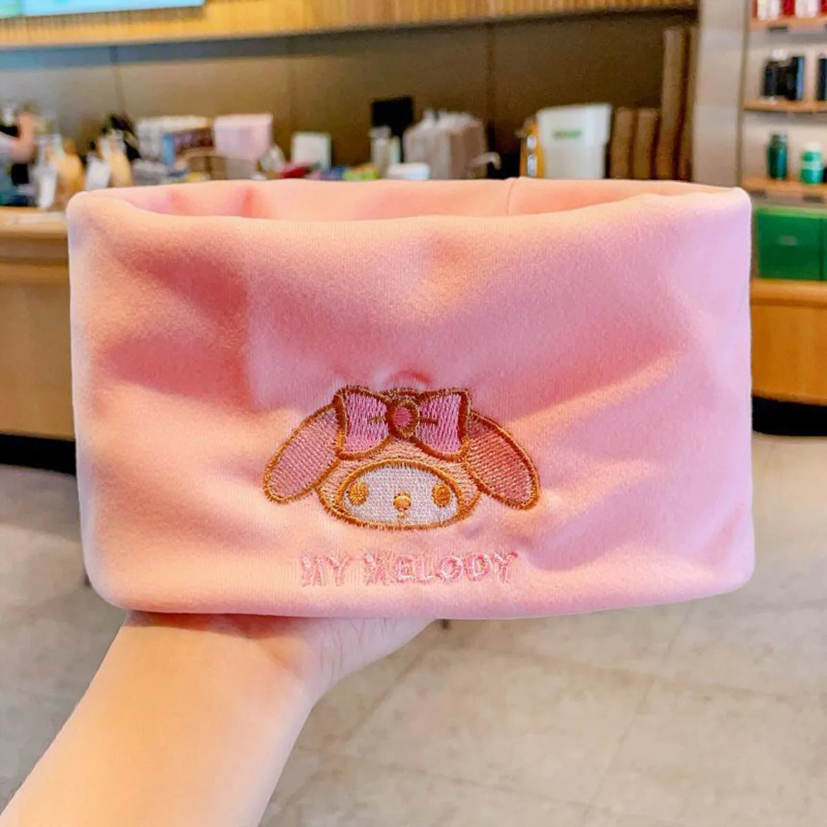 سانريو وشاح أنيمي الكرتون كورومي سينامورول بلدي كيلودي وشاح دافئ الأطفال الدافئة يندبروف لينة مريحة وشاح هدية #5