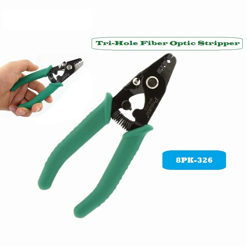 

Free Shipping Fiber Optic Stripper FTTH FIber Wire Stripper 8PK-326