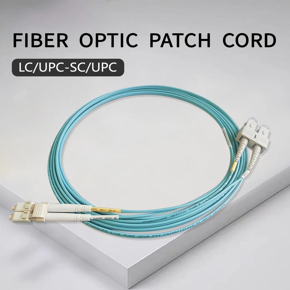 

Оптоволоконный интернет-кабель OM3 3M LC/UPC-SC/UPC LSZH Многорежимный двухъядерный преобразователь Патч FTTH Удлинительный кабель шнура 1,8 мм