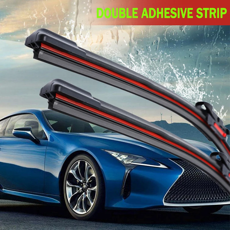 Universal U-type Soft Rubber Strip Windscreen Wipers HD Brush Clean Reduce Noise  Automotive Wiper 14