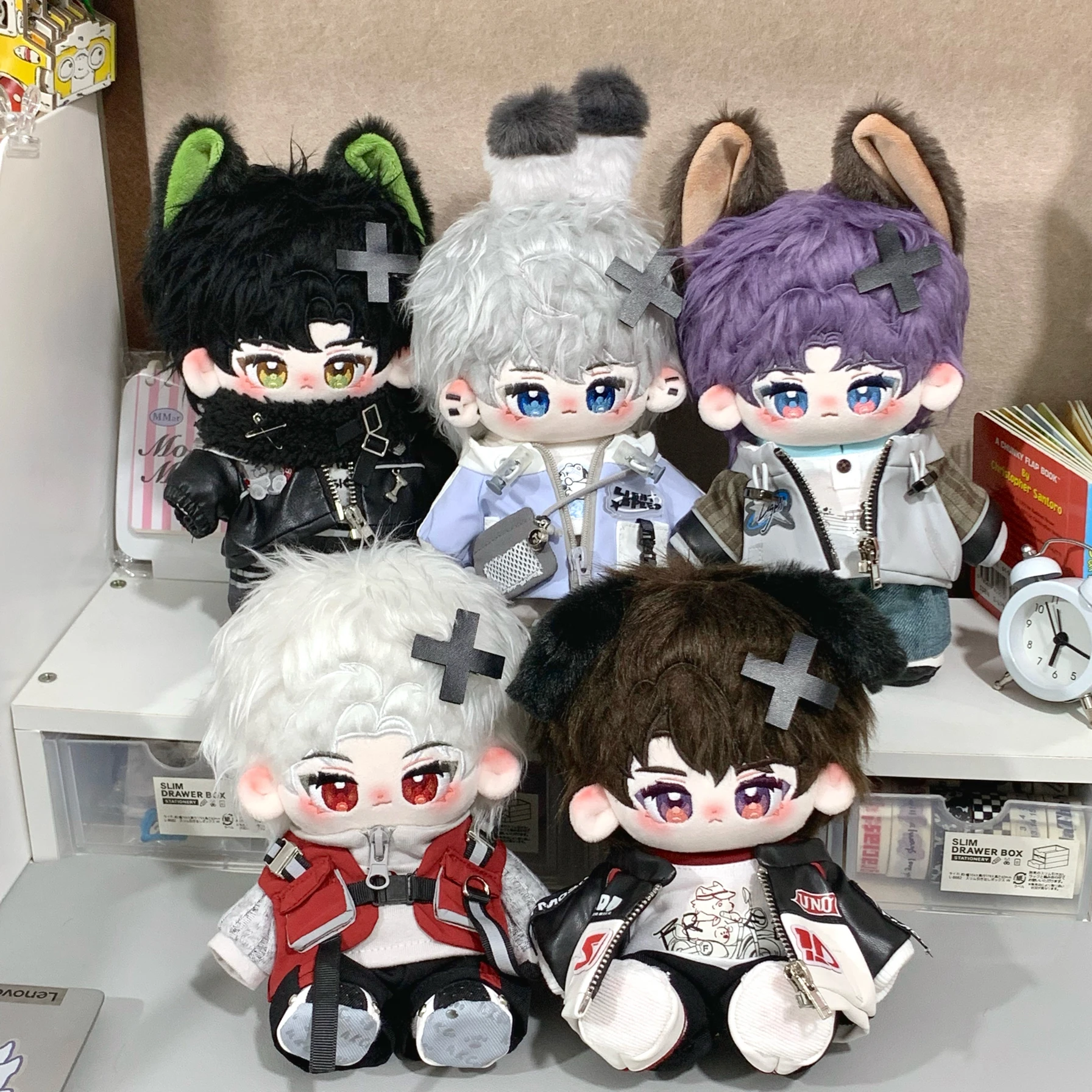 在庫あり ラブアンドディープスペース ファンメイド オリジナル 20cm コットン人形 ラファエル シルス ゼイン カレブ 可愛いアニメ オトメゲーム ギフト