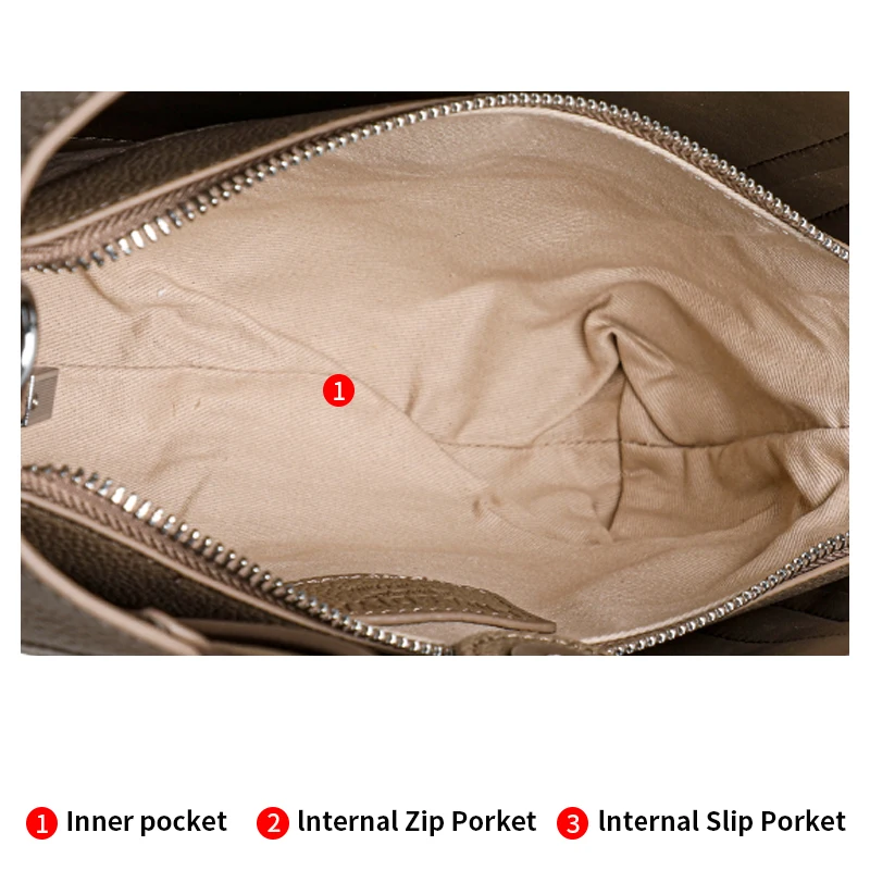 Aidrani New high-capacity women\'s handbag, made of cowhide, versatile for commuting