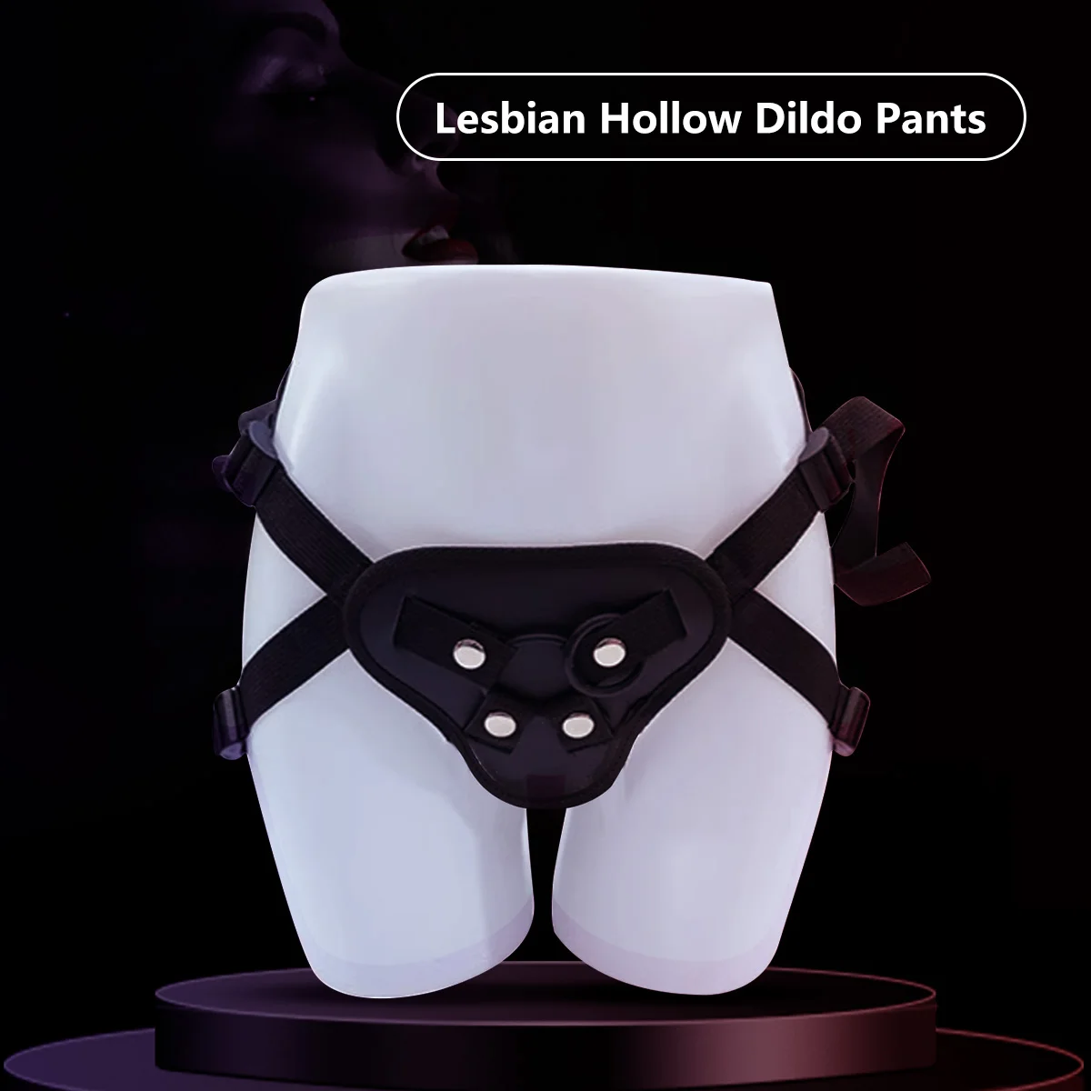 Strap-on Dildo Pants for Lesbian On Big Penis Harness Adjustable BDSM Bondage Pants Lesbian Strap-on Sex Toy For Gay Female