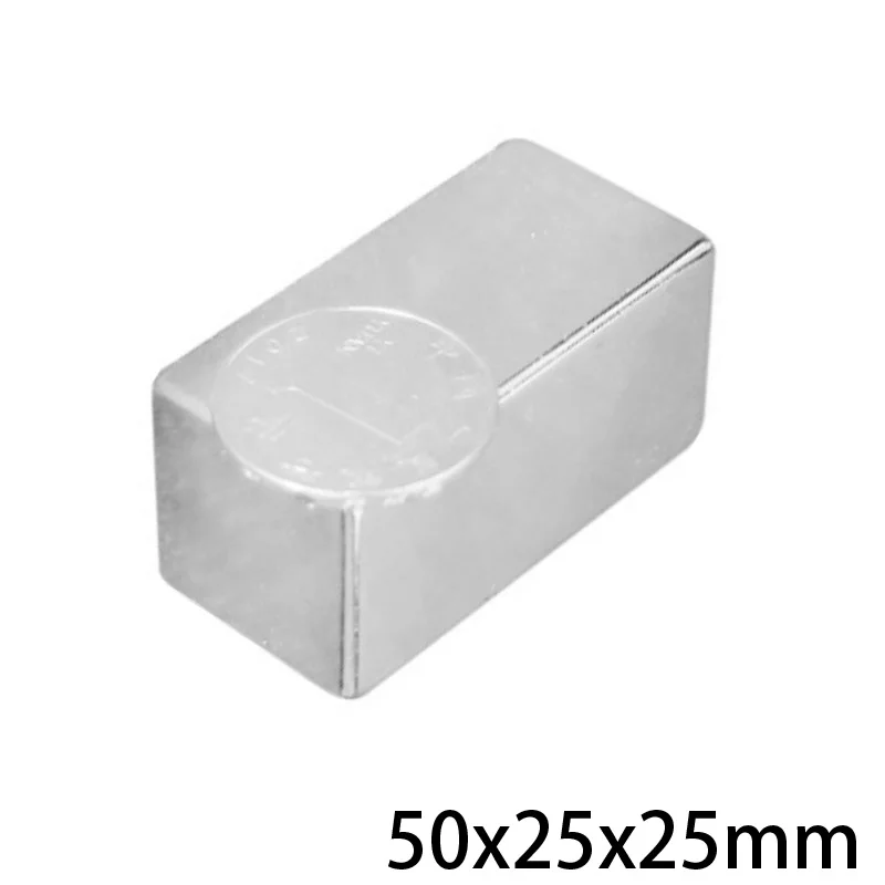 50x25x25 Thick Quadrate Magnets 50mm X 25mm X25mm For Home Refrigerators, Offices DIY 50x25x25mm Strong Powerful Magnet 50*25*25