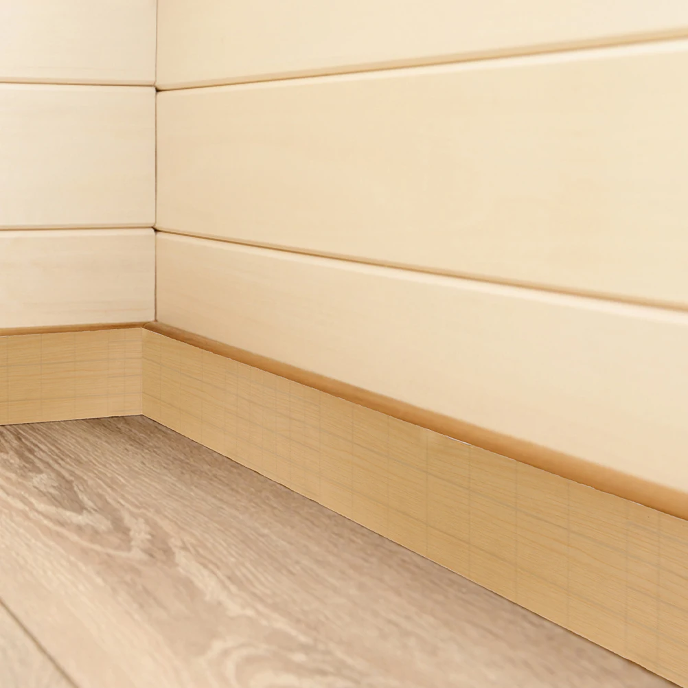 

1-рулонная фоновая наклейка на стену, самоклеящаяся отделка плинтуса, палка для литья полов, гибкая отделка плинтуса