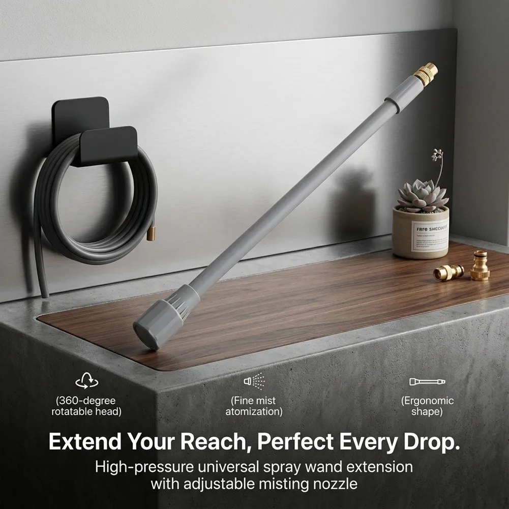 1/3pc 30cm Sprayer Extension Pole Rod Watering Bar With Atomizing Nozzle Replace Bendable For Watering Can Electric Spray Bottle