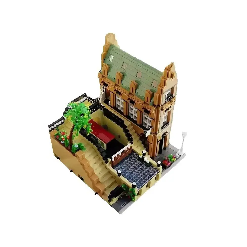 Gobricks MOC Canal Lock Building Blocks Model Canal Lock House Architecture Street View Bricks Assembly Toys Aldult DIY Gifts