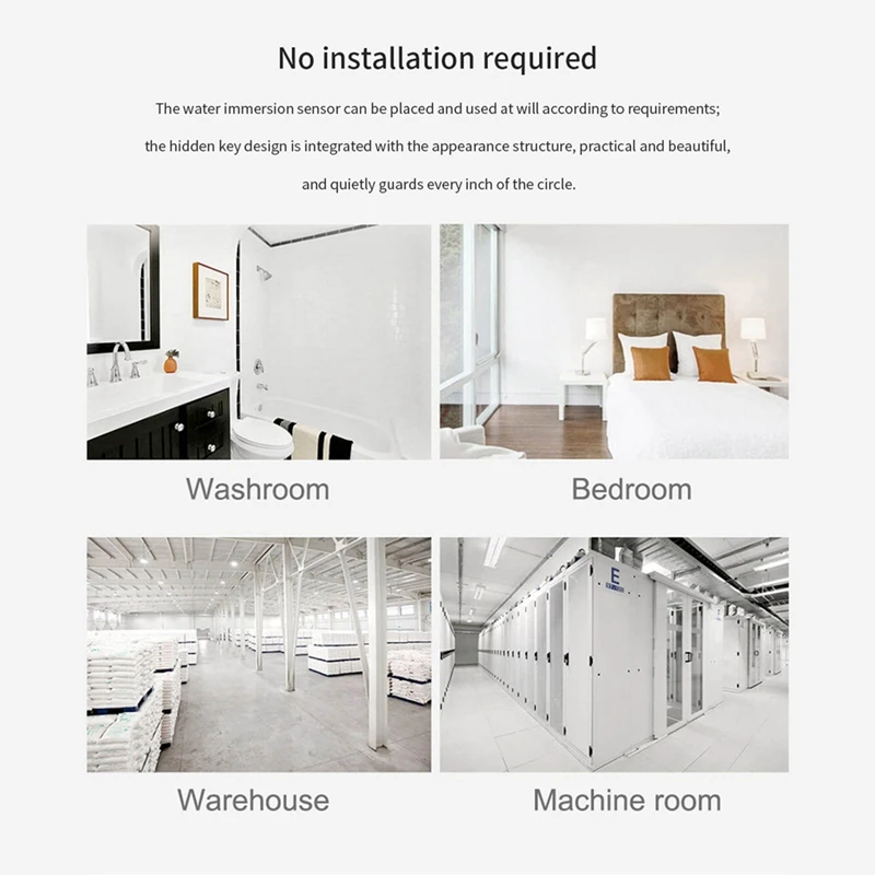 Tuya Water Leakage Sensor Detector Wifi Flood Water Leak Sensor Home Protection Alarm System Smart Life APP Control