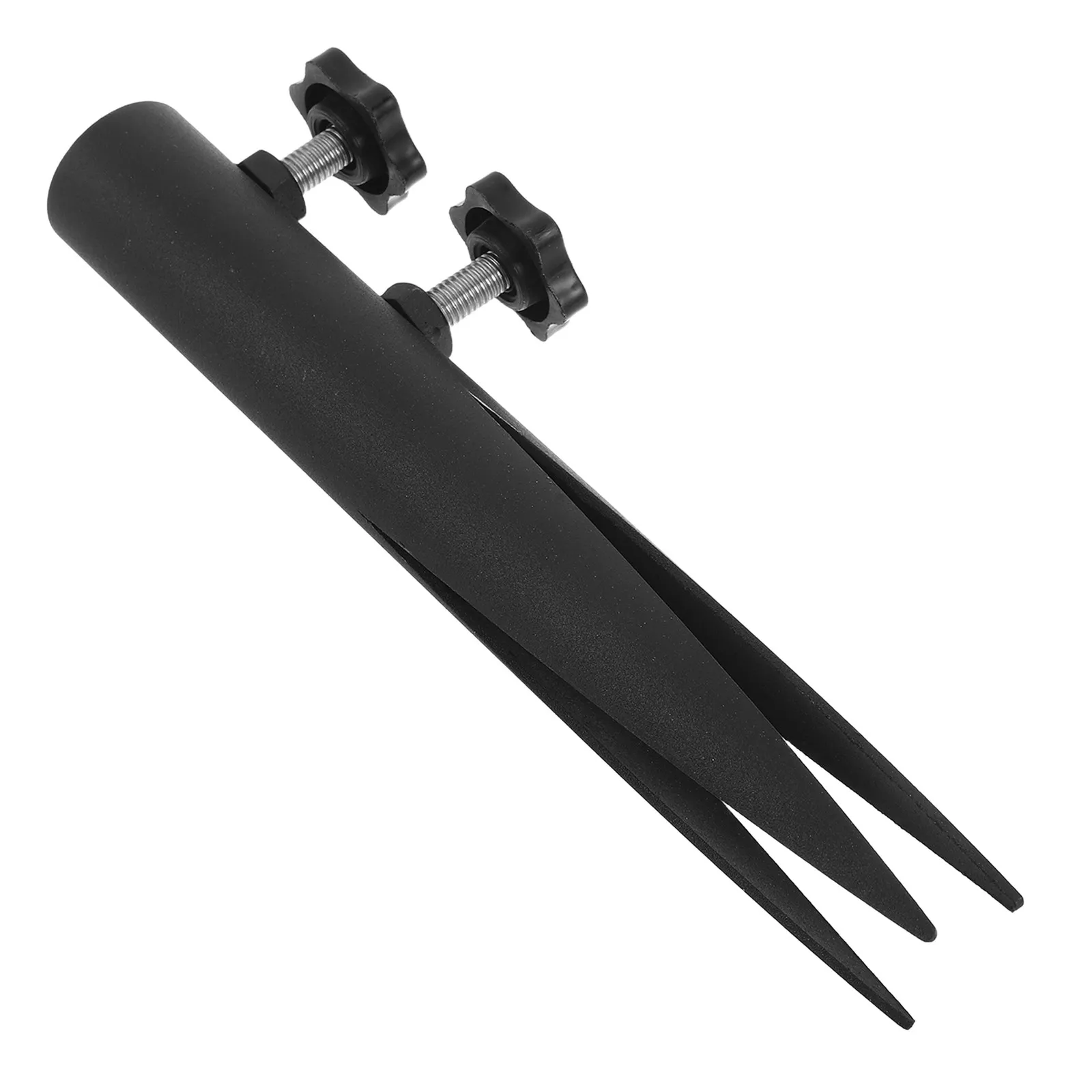 Black Iron Flag Stake Ground Spike Heavy Duty Garden Cemetery Flagpole Holder Memorial Grave Decoration Flag Pole Ground Spike