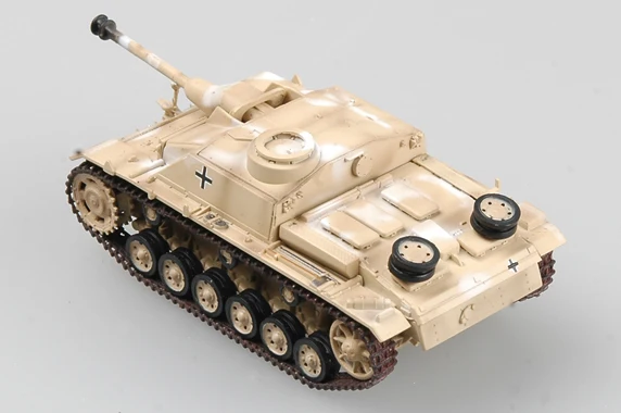 Easymodel 36155 1/72 Niemiecki Stug III Ausf.G Rosja 1944 Wojskowy statyczny plastikowy model czołgu Gotowy model kolekcjonerski lub prezent