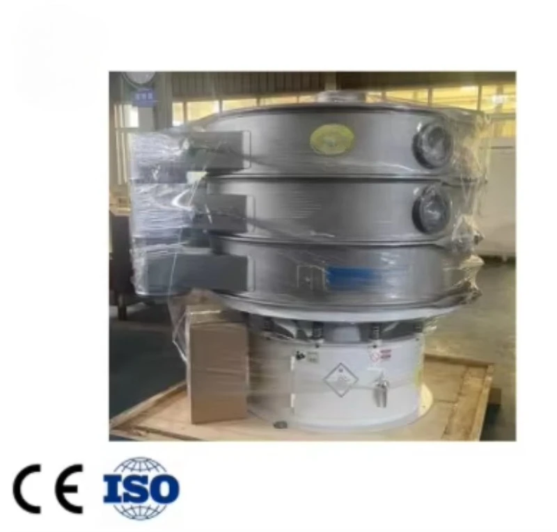 Customize Industrial Graphite Powder Ultrasonic Rotary Vibrating Screen Premium High-Efficiency Sifter