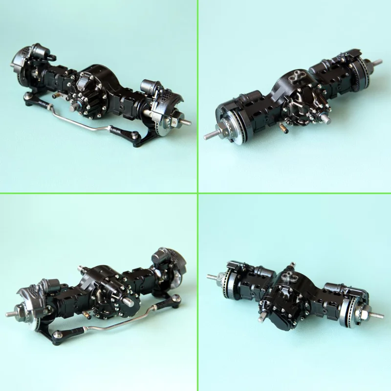 

Metal Front and Rear Axle Through Axle Power Axle for 1/14 Tamiya RC Truck SCANIA 770S R620 VOLVO BENZ Arocs MAN TGX Car