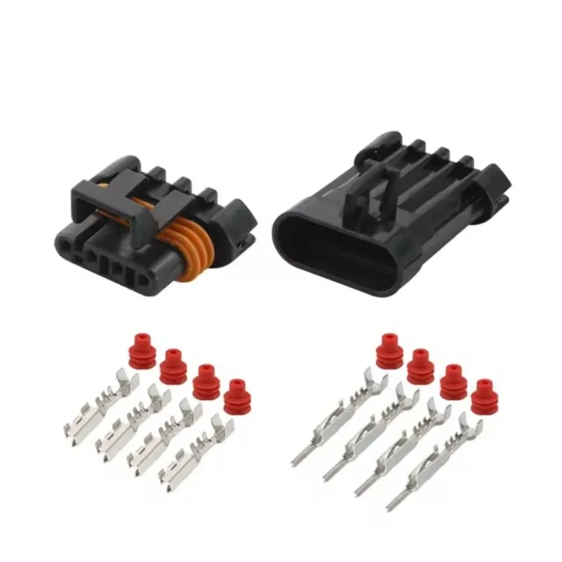 4Pin 12162144 Waterproof Automotive Connectors Housing 1.5mm Sensor Cable Harness Connector Additional Terminal and Seal