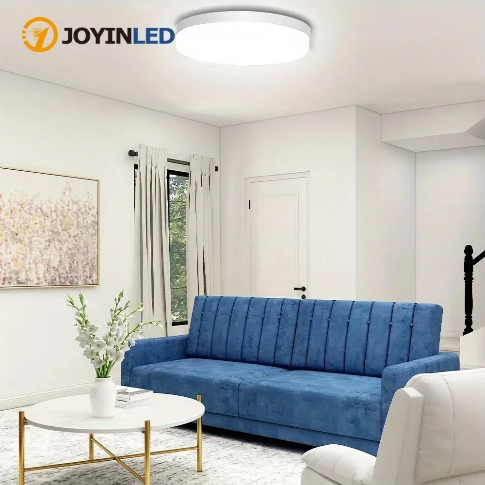 

JOYINLED 6000K холодный белый, яркий светодиодный потолочный светильник, для кухни, спальни, энергосберегающие лампы для гостиной, светодиодные светильники