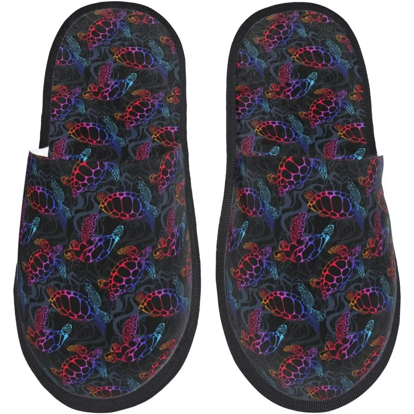 

Женские нечеткие домашние и уличные зимние домашние тапочки без шнуровки с принтом морской черепахи, женские тапочки для спальни