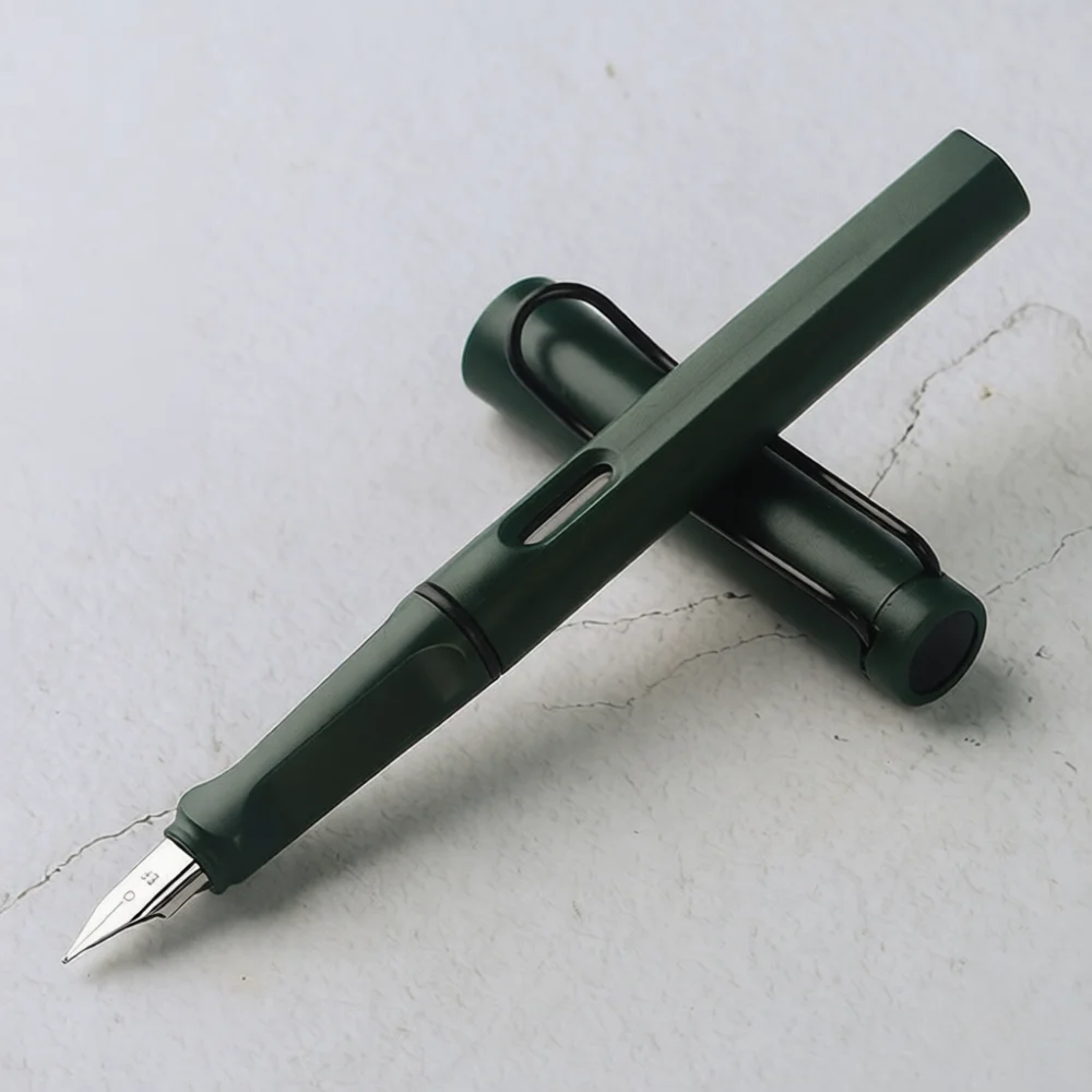 Stylish Fountain Pen Iridium Nib Student Calligraphy Stationery Modern Writing Equipment Office School Learning Supplies