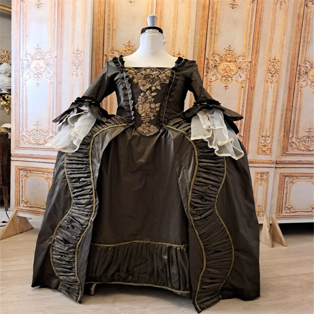 

18th Century Baroque Rococo Dress Queen Marie Antoinette French Royal Court Colonial Duchess Venice Ball Gown