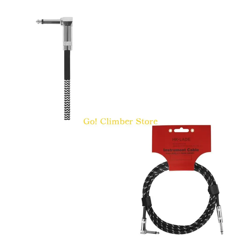 Q84C ستيريو أمبير كابل 6.5 ملم أحادية الرافعات كابل أداة المقابس (ذكر إلى ذكر) للجيتار، باس، لوحة المفاتيح، وخلط الصوت #1