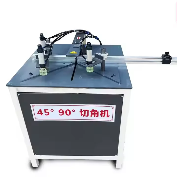 قطع زاوية إطار فعال بزاوية 45 و 90 درجة معالجة الباب والنافذة قطع زاوية هوائية من الحديد والألومنيوم