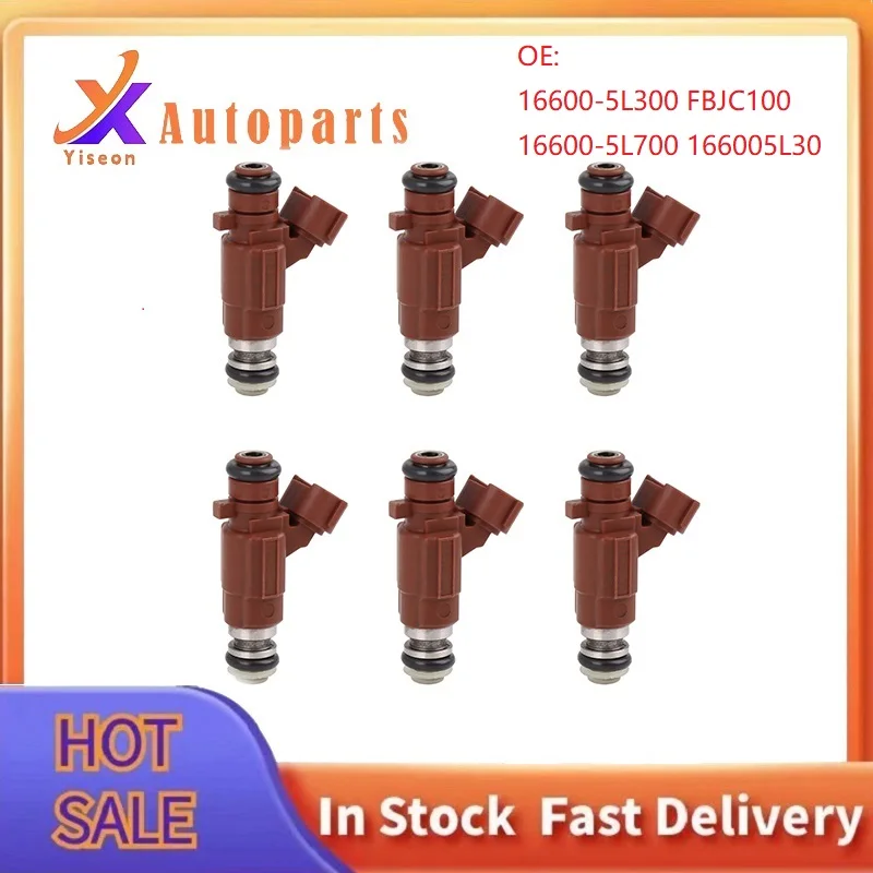 

FBJB100 16600-5L300 FBJC100 16600-5L700 166005L30 Fuel Injector For Nissan N16 D22 Super Saloon Pickup Teana 1.8L 1.6L 1.3L L4