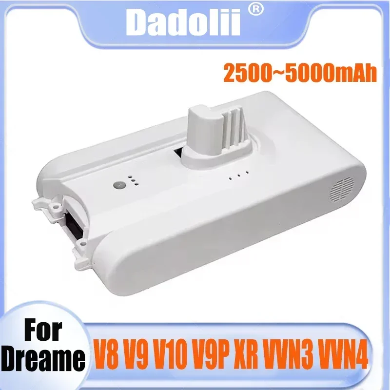 

For Dreame V8 V9 V10 V9P V9B XR VVN3 VVN4 25.2V Lithium ion Battery Handheld Cordless Vacuum Cleaner Parts Replacement Battery