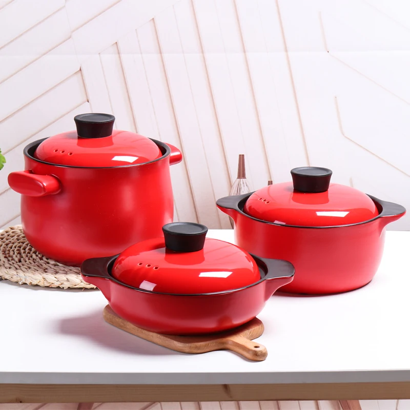 

Small casserole for rice, stew pot, open flame, soup pot, high temperature resistance