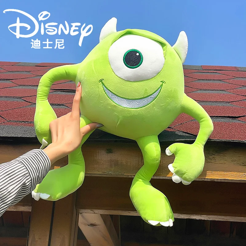 Nowy Disney 30-60cm Kawaii Anime Monster University Mike Wazowski Mr.q Pluszowa zabawka Miękka pluszowa lalka Poduszka do rzucania Pokój Udekoruj prezent