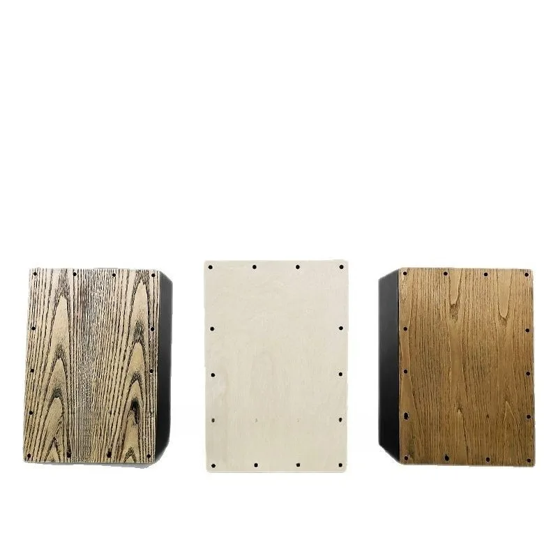 Percussion Wooden Box Drum, Tambourine Kahn Drum Kahon Drum Sitting Drum Beat Box